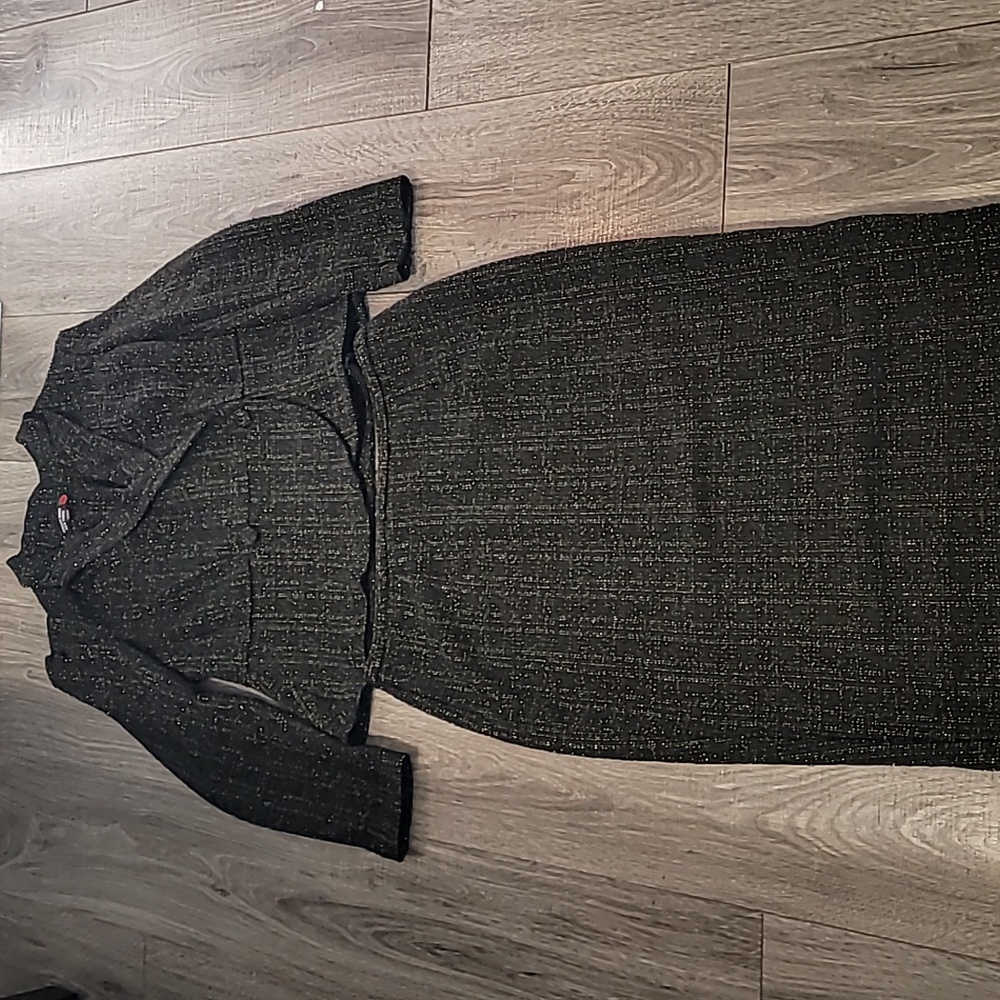 Black Knee-Length Pencil Skirt for Work